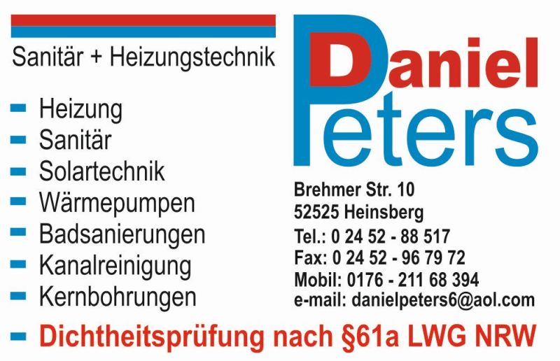 Sanitär + Heizungstechnik Daniel Peters